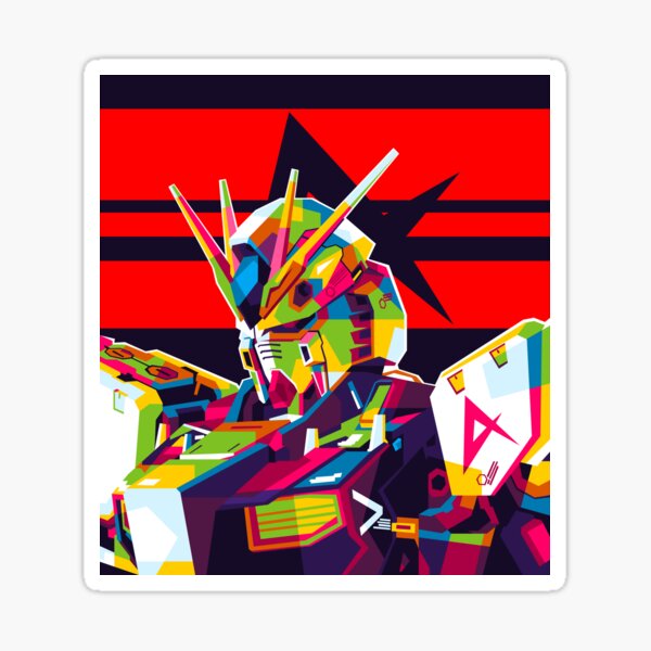 Nu Gundam Stickers Redbubble