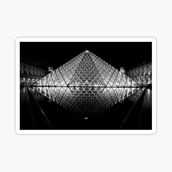 The Louvre, Paris Sticker