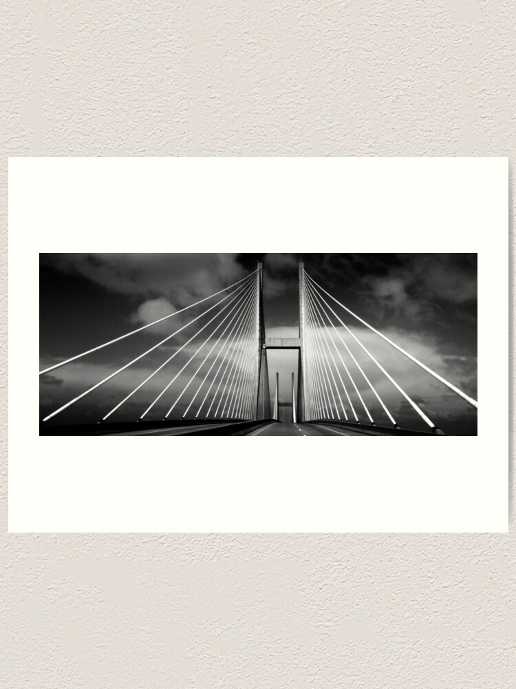 Alternate view of M. E. Thompson Memorial Bridge Art Print