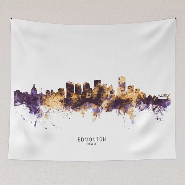 Item preview, Edmonton Canada Skyline designed and sold by ArtPrints.