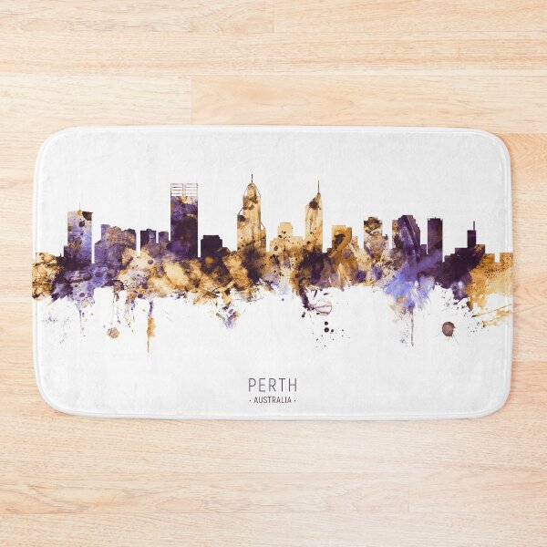 Artikelvorschau, Perth Australia Skyline entworfen und verkauft von ArtPrints.