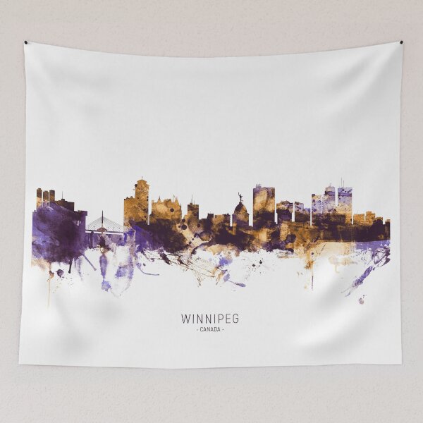 Item preview, Winnipeg Canada Skyline designed and sold by ArtPrints.