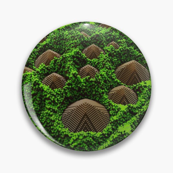 Item preview, Abstract voxel landscape (tropical, odd) designed and sold by BrickMaster.