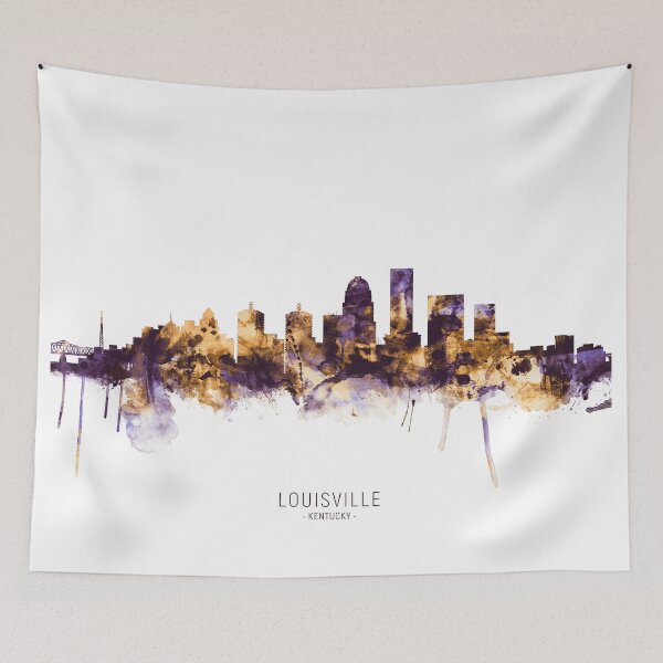 Item preview, Louisville Kentucky City Skyline designed and sold by ArtPrints.