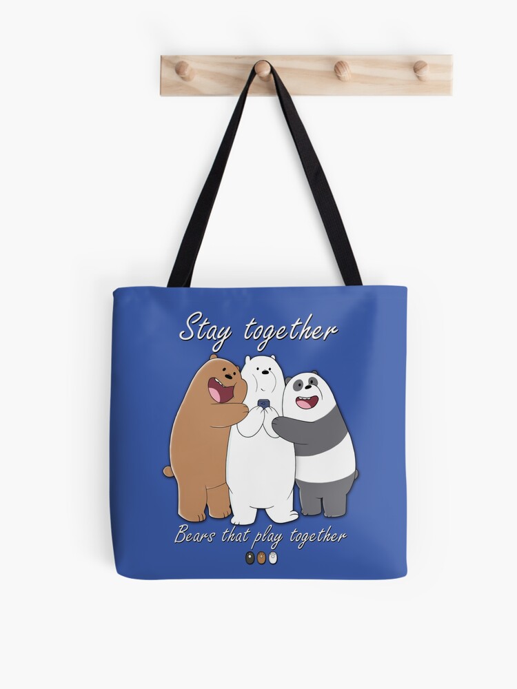 We Bare Bears Tote Bag for Sale by plushism