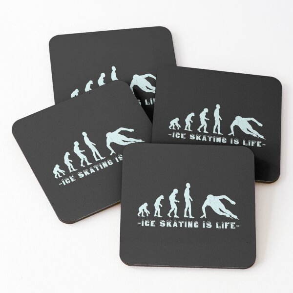Item preview, ice skating evolution, hockey gift idea designed and sold by Kuma518.