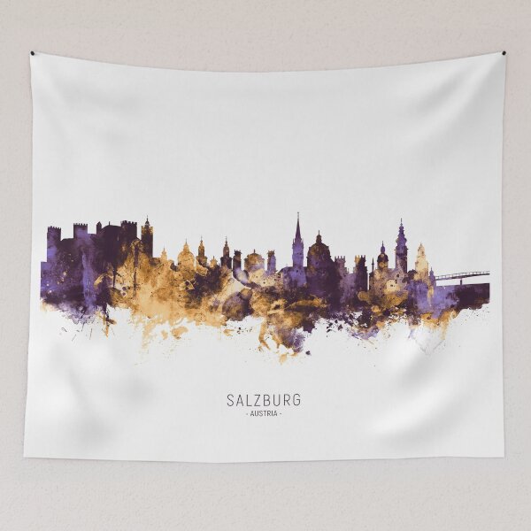 Item preview, Salzburg Austria Skyline designed and sold by ArtPrints.