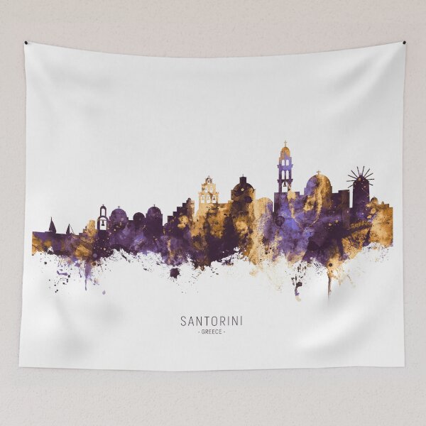Item preview, Santorini Skyline designed and sold by ArtPrints.