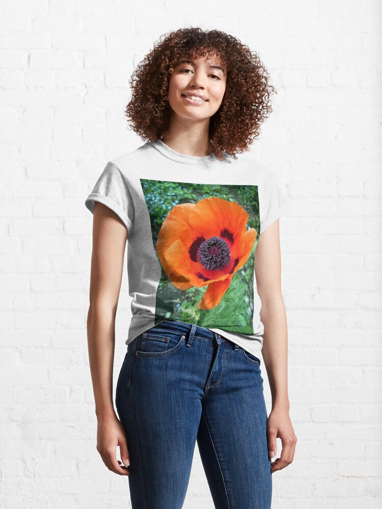 Alternative Ansicht von Mohn-Blüte Classic T-Shirt