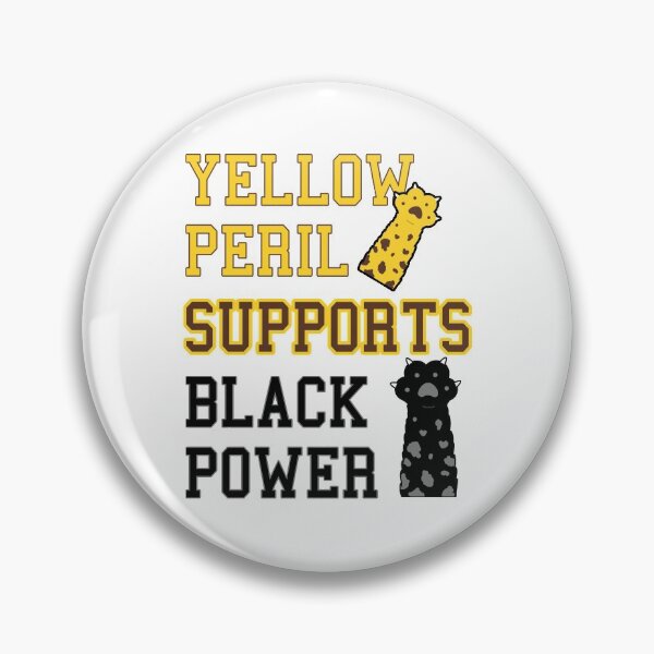 Item preview, Yellow peril supports black power designed and sold by Amineharoni.
