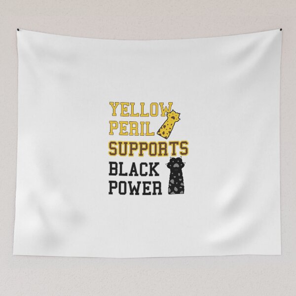 Item preview, Yellow peril supports black power designed and sold by Amineharoni.