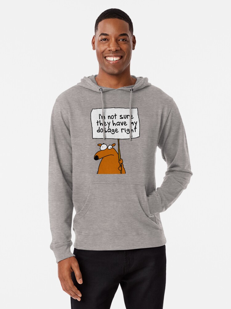 Thumbnail 1 of 5, Lightweight Hoodie, I'm not sure... designed and sold by firstdog.
