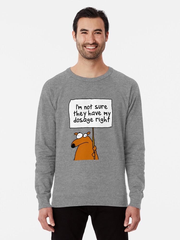 Thumbnail 1 of 5, Lightweight Sweatshirt, I'm not sure... designed and sold by firstdog.