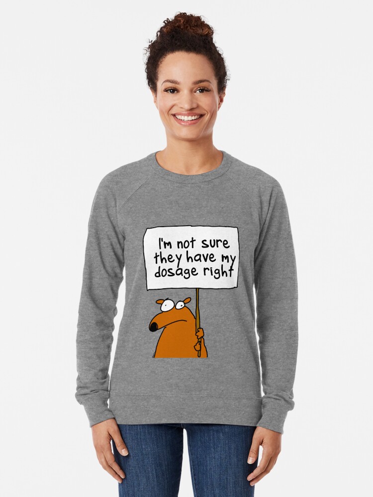 Thumbnail 2 of 5, Lightweight Sweatshirt, I'm not sure... designed and sold by firstdog.