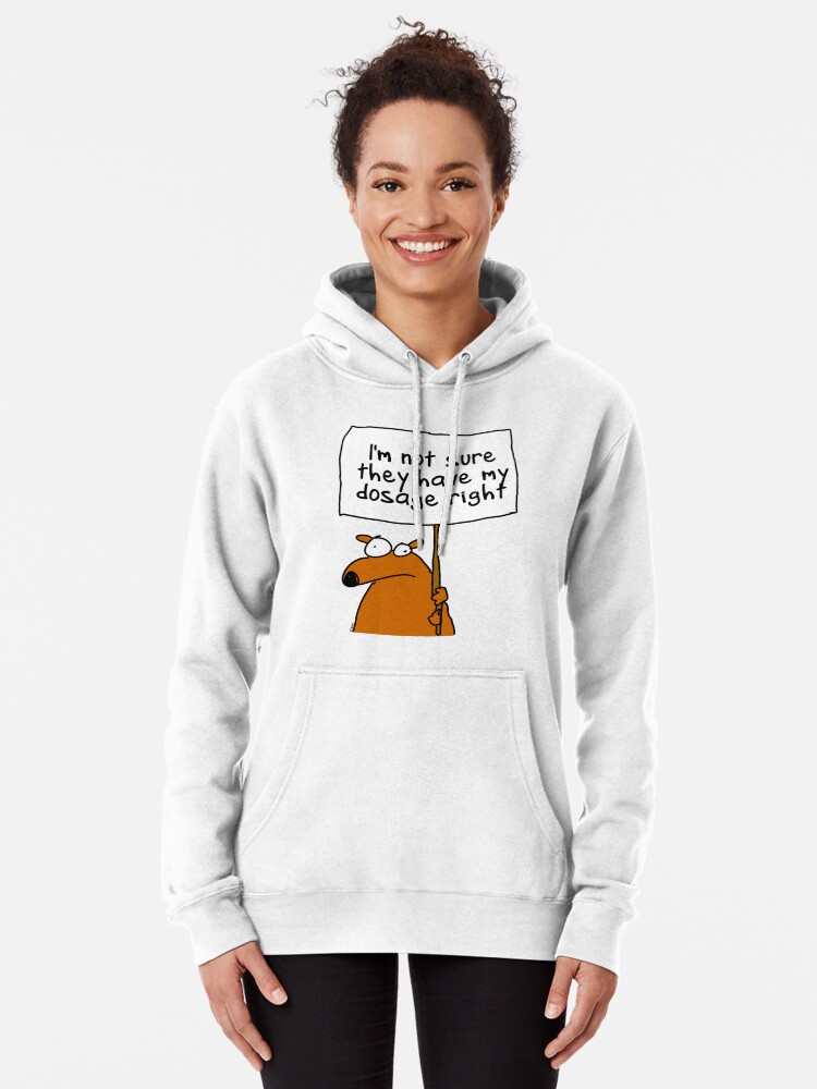Thumbnail 2 of 5, Pullover Hoodie, I'm not sure... designed and sold by firstdog.