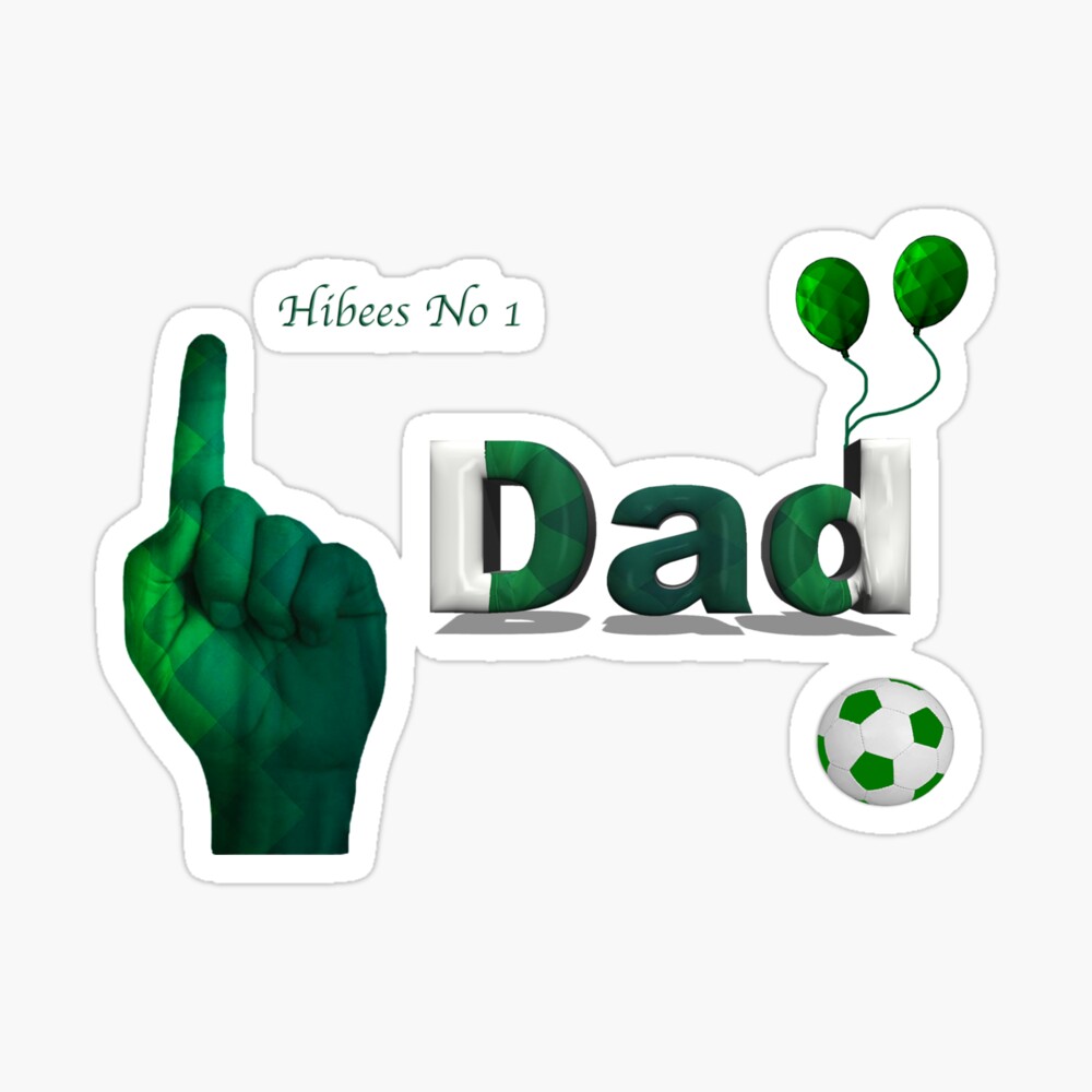 Hibs Dad gifts 1" Greeting Card by grantspics | Redbubble
