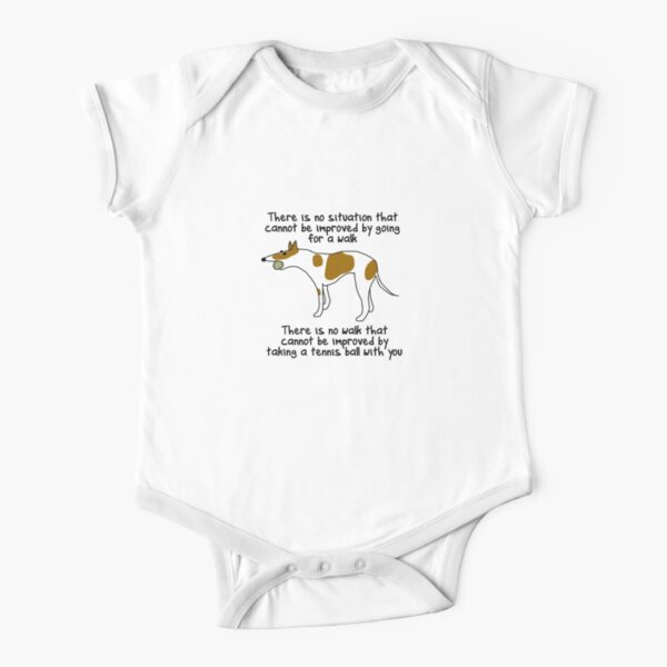 Things my dog says Short Sleeve Baby One-Piece