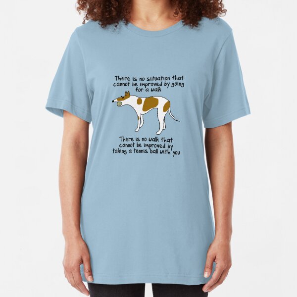 Things my dog says Slim Fit T-Shirt