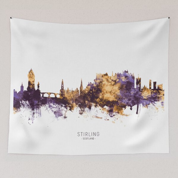 Item preview, Stirling Scotland Skyline designed and sold by ArtPrints.