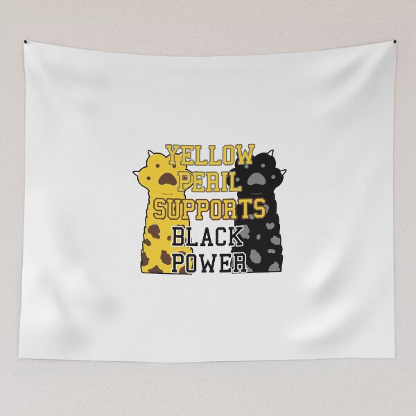 Item preview, Yellow peril supports black power designed and sold by Amineharoni.