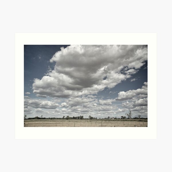 Long white cloud - Tongala Art Print