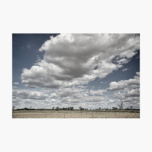 Long white cloud - Tongala Photographic Print