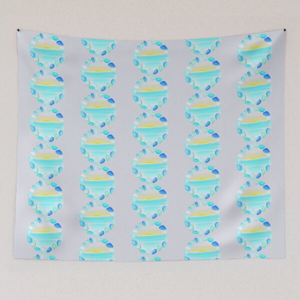 Item preview, Sea glass and Sunset Ocean Beach Glass Art Logo  designed and sold by Marinaaa010.