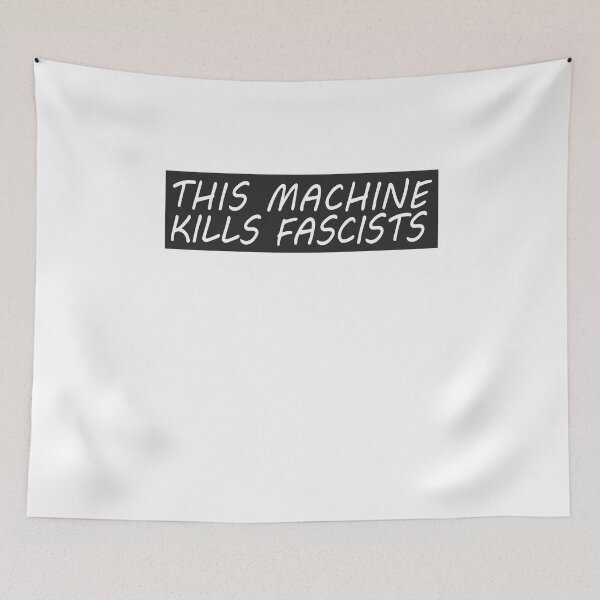 Item preview, This Machine Kills Fascists Bumper designed and sold by peachyline.