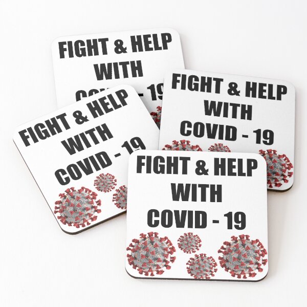 Item preview, Fight & Help with COVID - 19 designed and sold by Nayeem967.