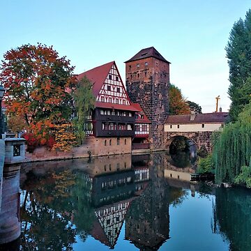 Artwork thumbnail, Old Canal In Nuremberg 2 by RajasIntuits