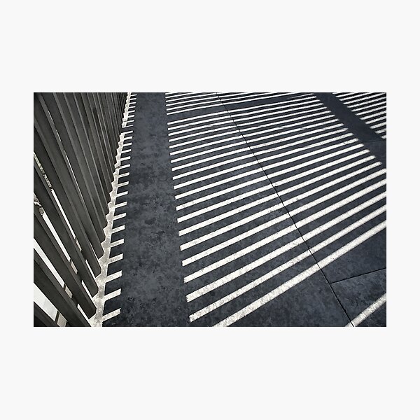 Intersection of light and shadow Photographic Print