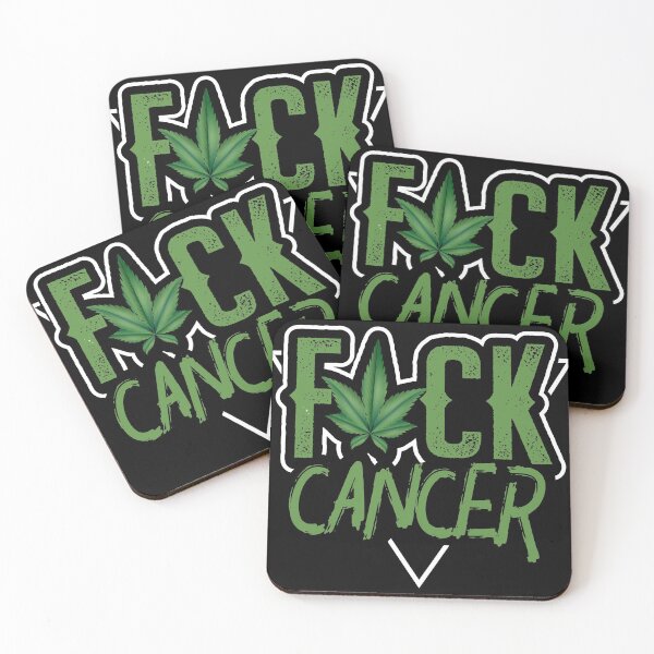 Item preview, Pot Leaf Cannabis graphic | Fuck Cancer Tee designed and sold by Lisbob.