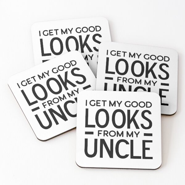 Item preview, I Get My Good Lucks From My Uncle designed and sold by T-shirt For You.