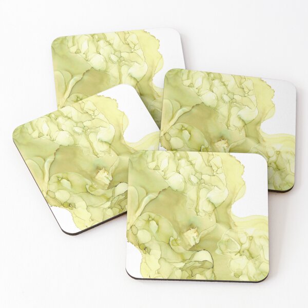 Item preview, Mossy Fog Abstract: Original Alcohol Ink Painting  designed and sold by herzart.