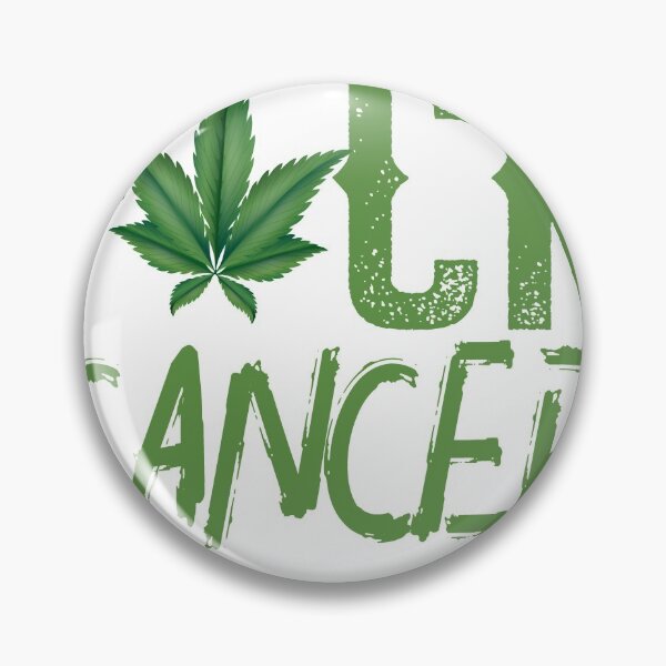 Item preview, Pot Leaf Cannabis graphic | Fuck Cancer Tee designed and sold by Lisbob.