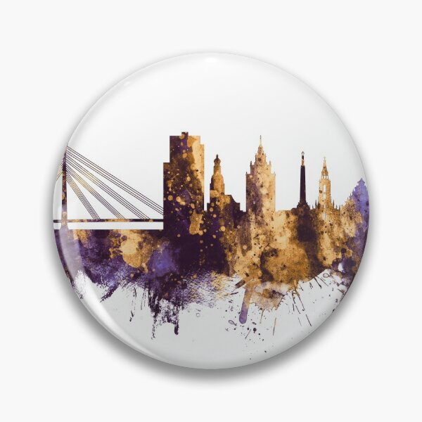 Item preview, Riga Latvia Skyline designed and sold by ArtPrints.