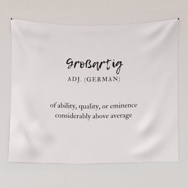 Item preview, Großartig Great German Deutsch Adjective Definition designed and sold by Time4German.