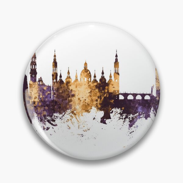 Item preview, Zaragoza Spain Skyline designed and sold by ArtPrints.
