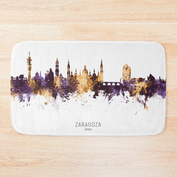 Item preview, Zaragoza Spain Skyline designed and sold by ArtPrints.