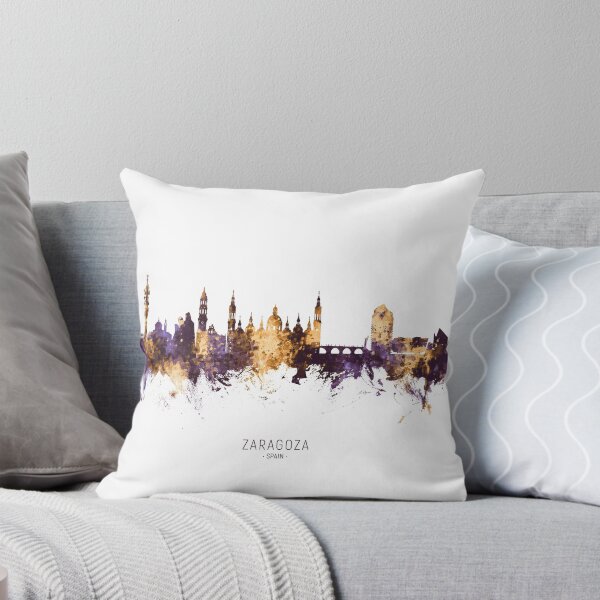 Item preview, Zaragoza Spain Skyline designed and sold by ArtPrints.