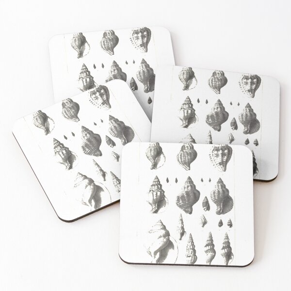 Item preview, Japanese Mollusks Plate 2 designed and sold by Box26 Designs.