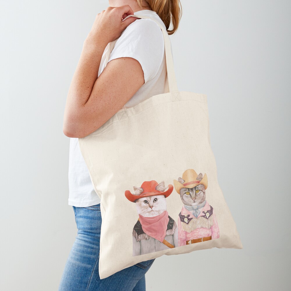 Cowboy Cats Tote Bag
