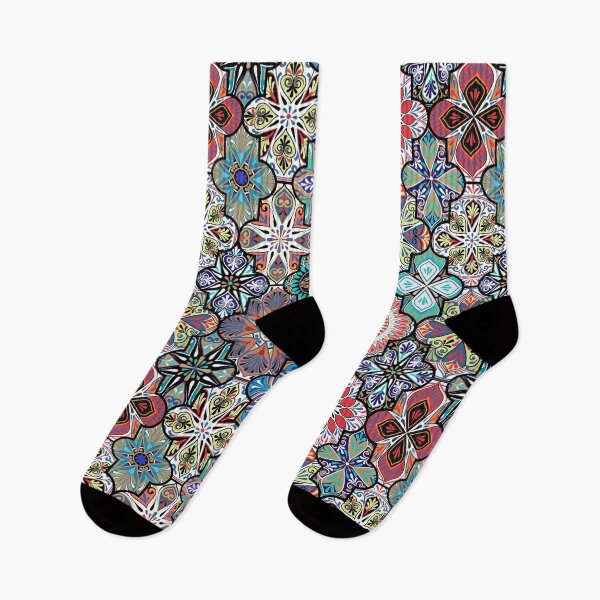 Item preview, Colorful floral seamless ornate multicolor east pattern designed and sold by amekamura.