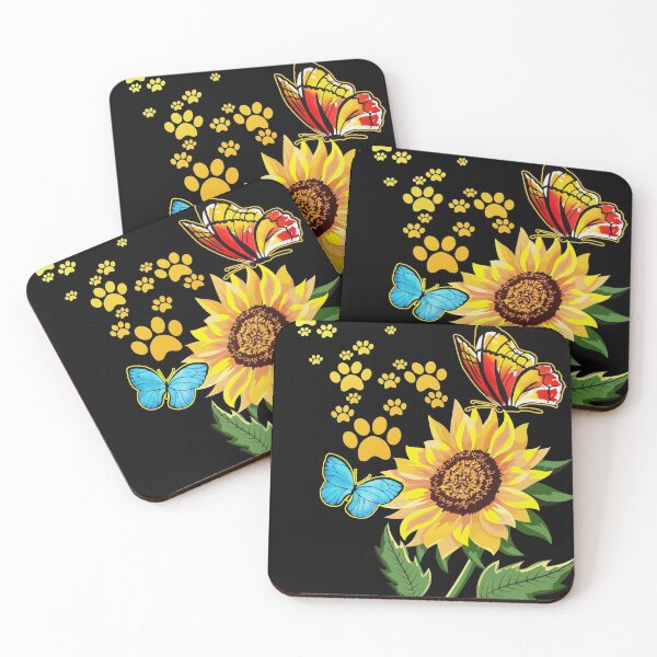 Item preview, Dog Paw Sunflower Gift Design Idea Sunshine Lover graphic designed and sold by Lisbob.