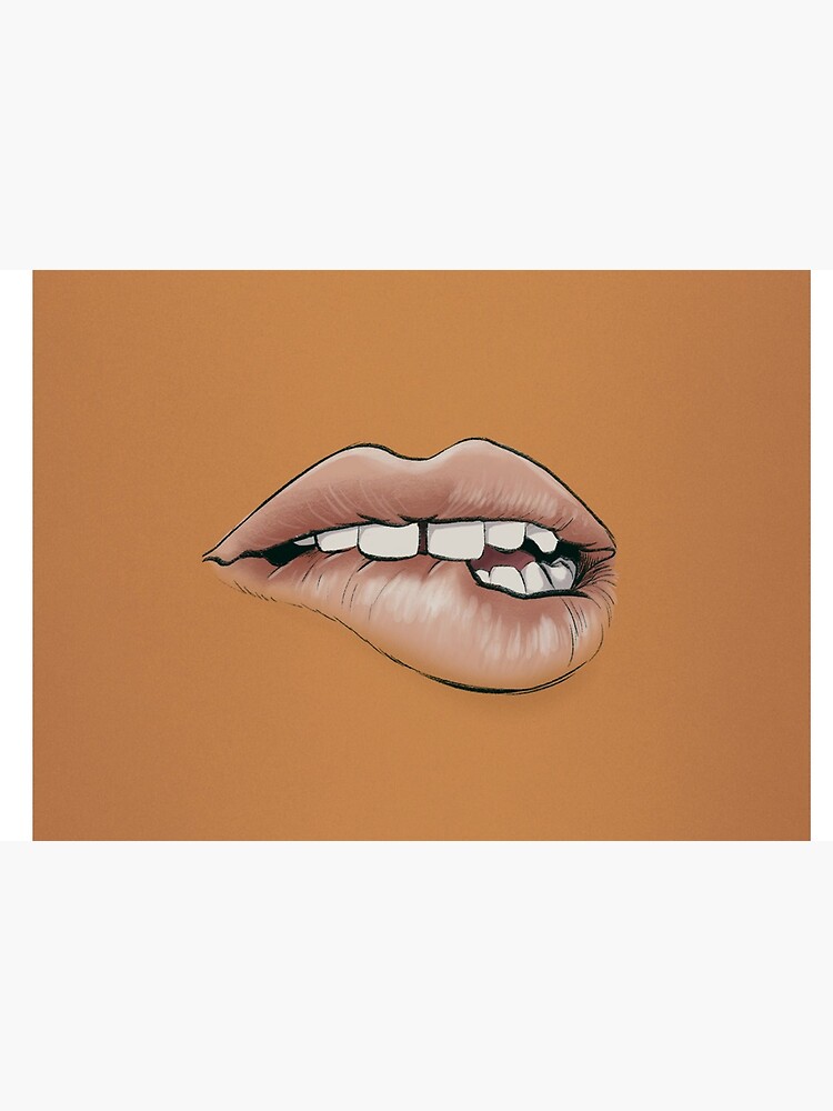 Lips (Brown) by gingermeggs