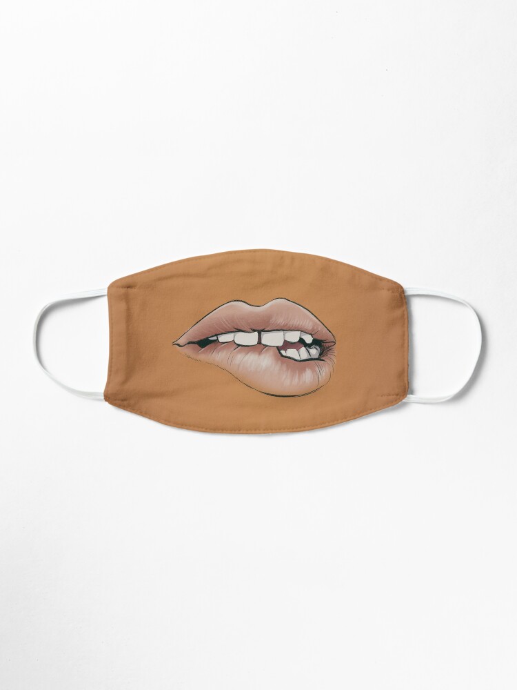Alternate view of Lips (Brown) Mask
