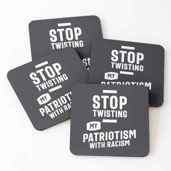 Item preview, Stop Twisting My Patriotism With Racism designed and sold by cidolopez.