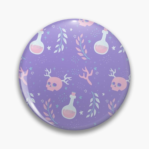 Item preview, Pastel Goth Kawaii Creepy Cute Lavender Magic Design designed and sold by TheNakednun.
