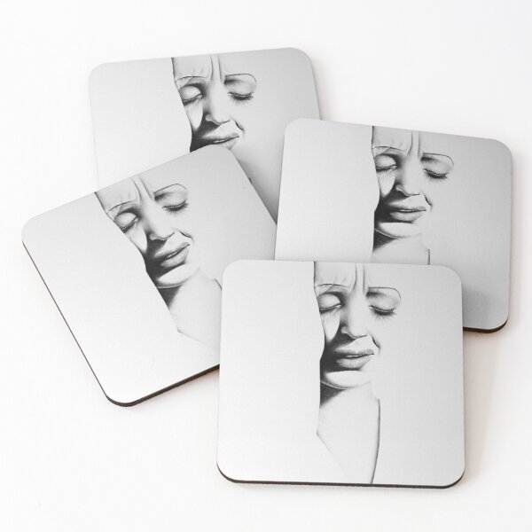 Item preview, Edith Piaf Minimal Portrait designed and sold by IleanaHunterArt.