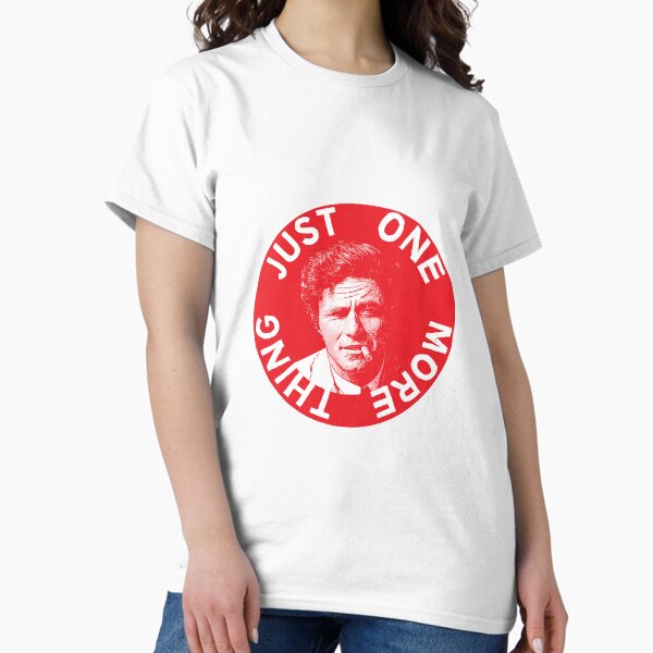 Item preview, Columbo shirt - Just One More Thing - Peter Falk - Funny Detective - Detective Gifts - Nostalgia designed and sold by happygiftideas.